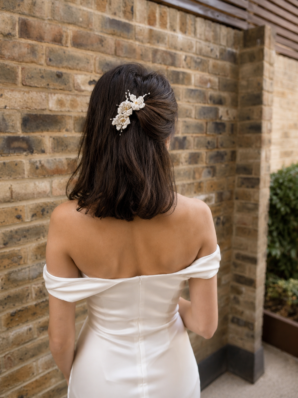 Yaz Hair Comb | Handmade Freshwater Pearl & Glass Bead Bridal Hair Comb