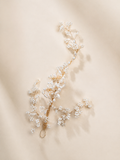 Alice Bridal Hair Vine | Handmade Freshwater Pearl & Swarovski Crystal Wedding Headpiece