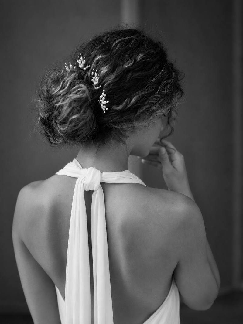 Winnie Bridal Hair Pins | Handmade Freshwater Pearl Wedding Pins, Set of 5